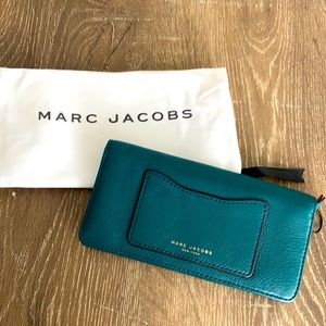 Teal leather Marc jacobs wallet